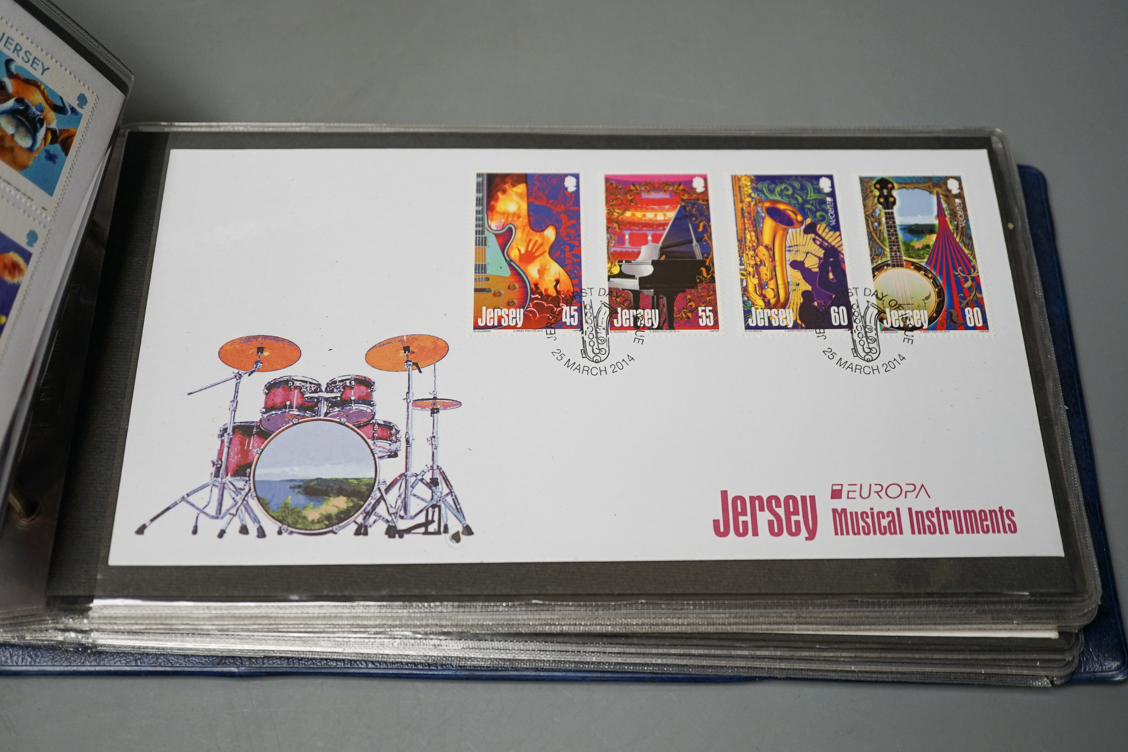 Four albums of Royal Mail and Channel Islands post First Day covers